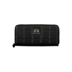 La Martina Black Polyethylene Handbag