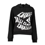 Cavalli Class Black Cotton Sweatshirt