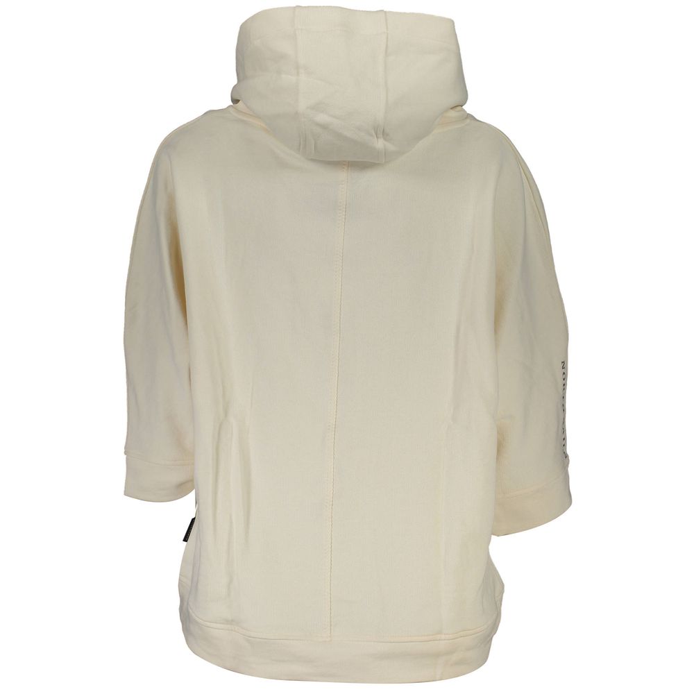 North Sails White Cotton Women's Hooded Sweater
