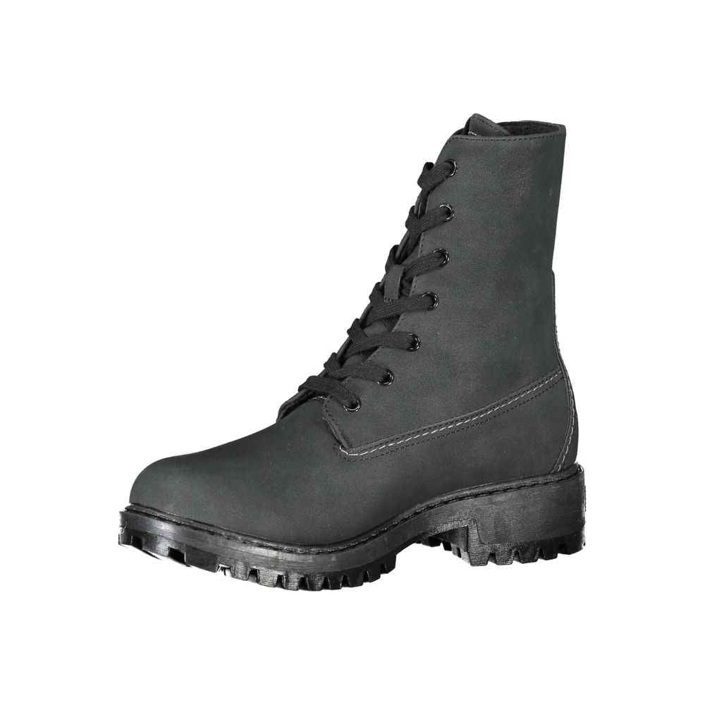 U.S. POLO ASSN. Black Polyester Women Boot