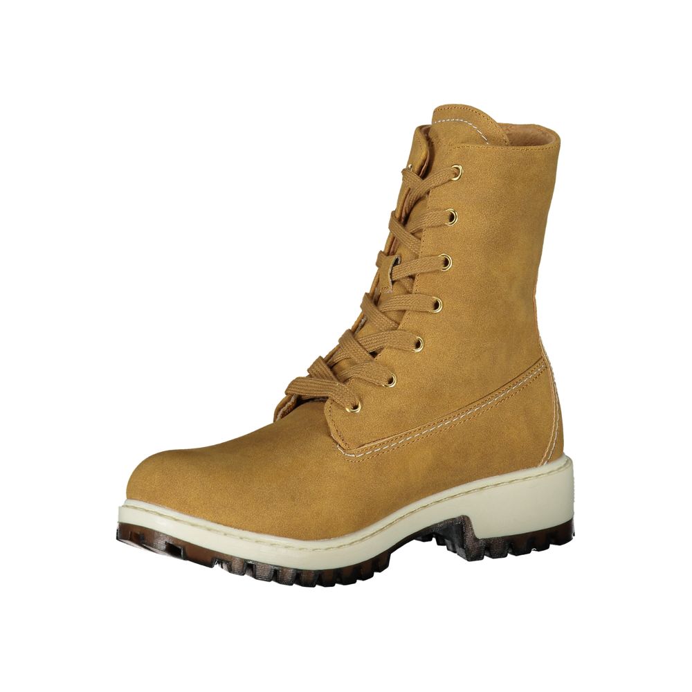 U.S. POLO ASSN. Brown Polyester Women Boot