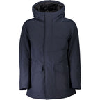 Woolrich Blue Cotton Men Jacket