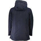 Woolrich Blue Cotton Men Jacket