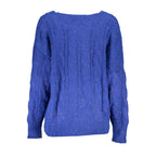 Desigual Blue Polyester Sweater