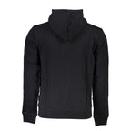 Napapijri Black Cotton Men's Hooded Sweater
