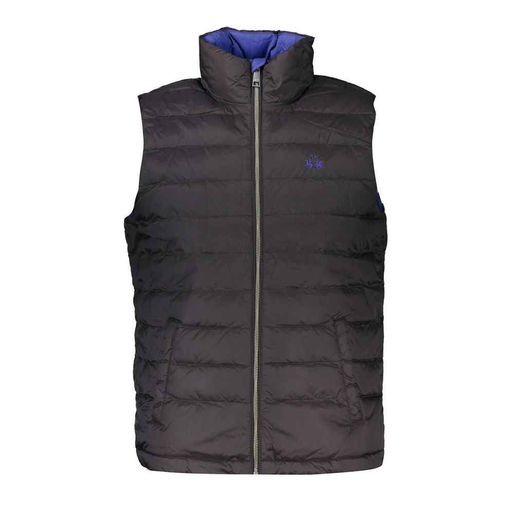 La Martina Black Polyamide Men's Jacket