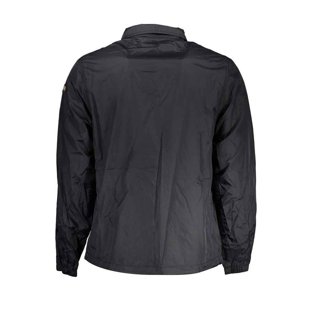 Napapijri Black Polyester Men Jacket