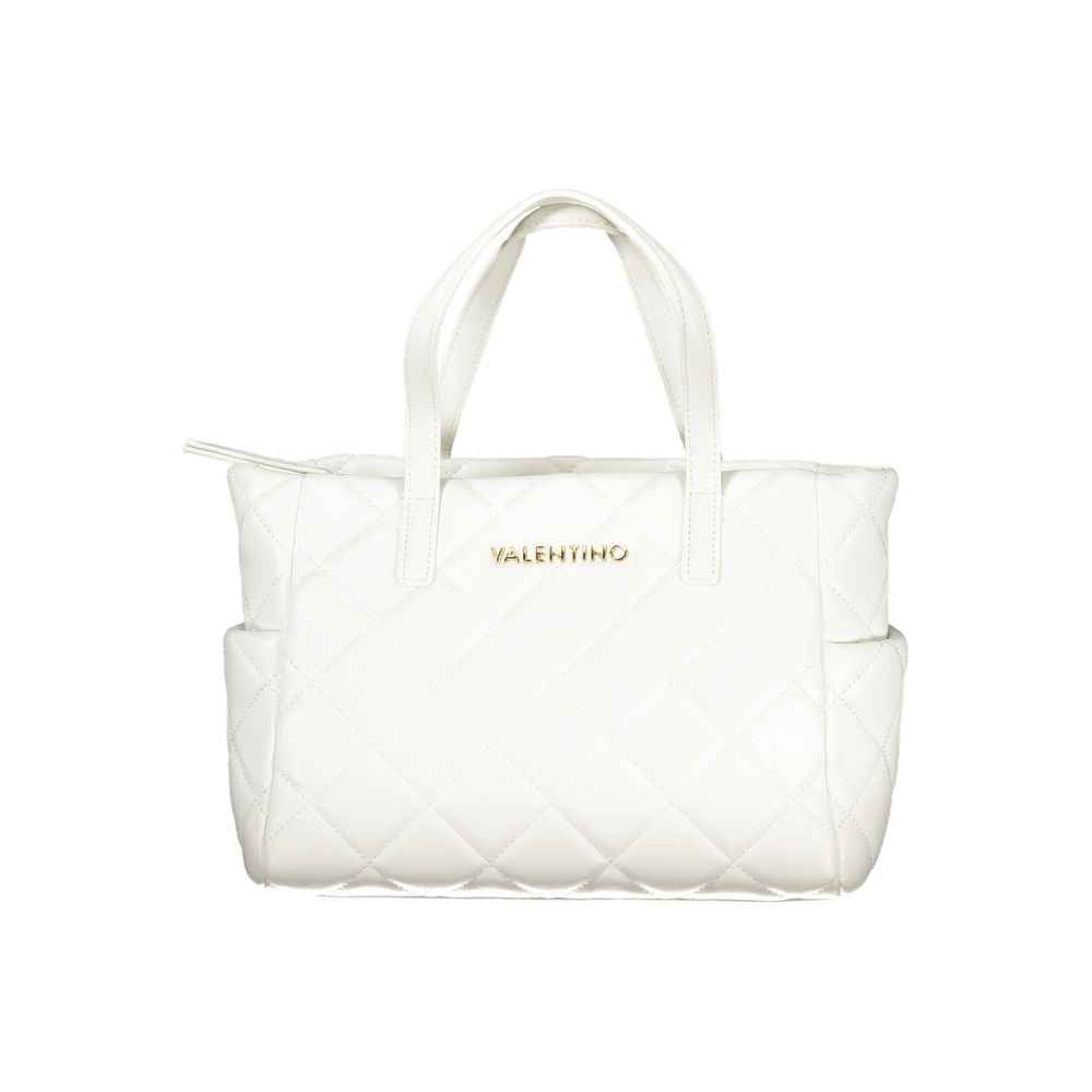Mario Valentino White Polyethylene Handbag