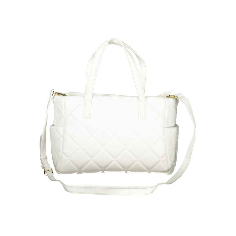 Mario Valentino White Polyethylene Handbag