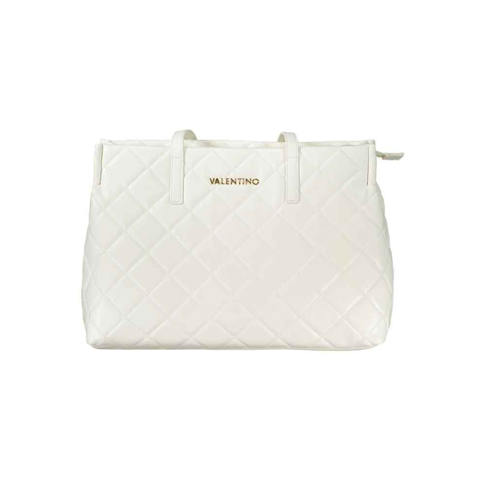 Mario Valentino White Polyethylene Handbag
