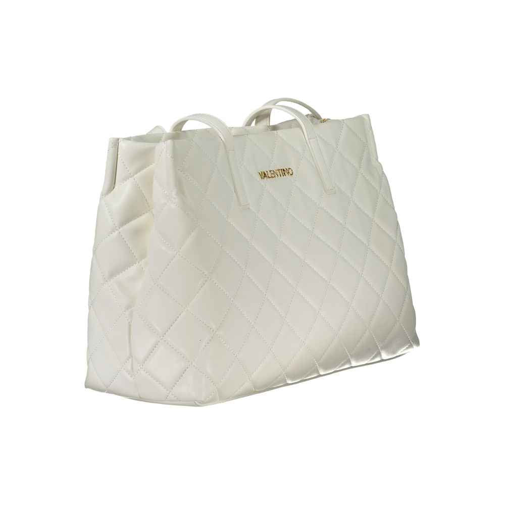 Mario Valentino White Polyethylene Handbag