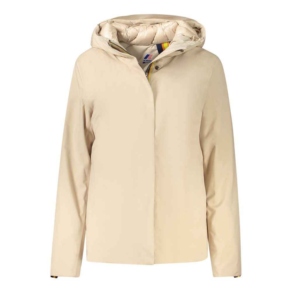K-WAY Beige Polyester Jackets & Coat