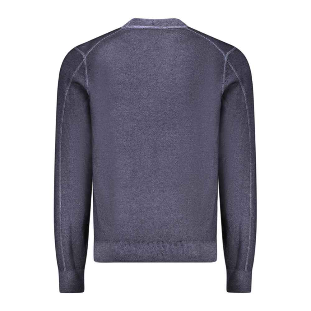 Hugo Boss Blue Wool Sweater