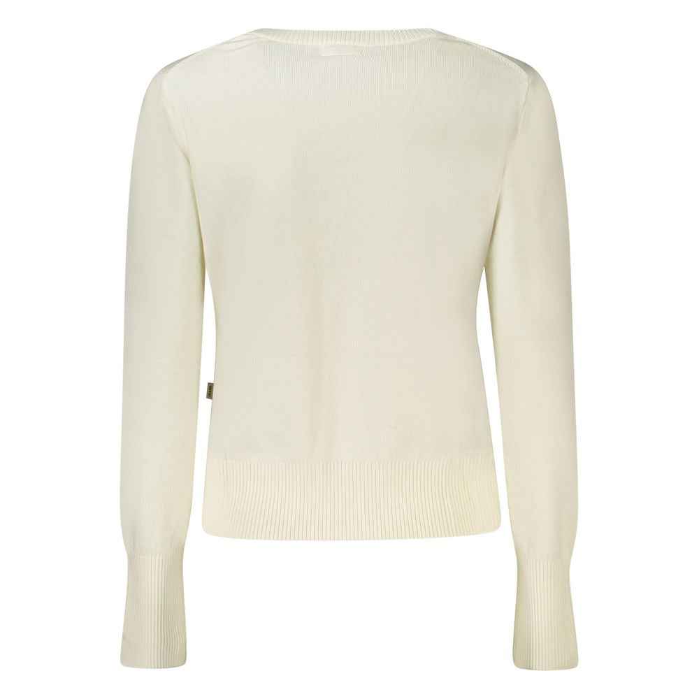 Guess Jeans White Wool Sweater