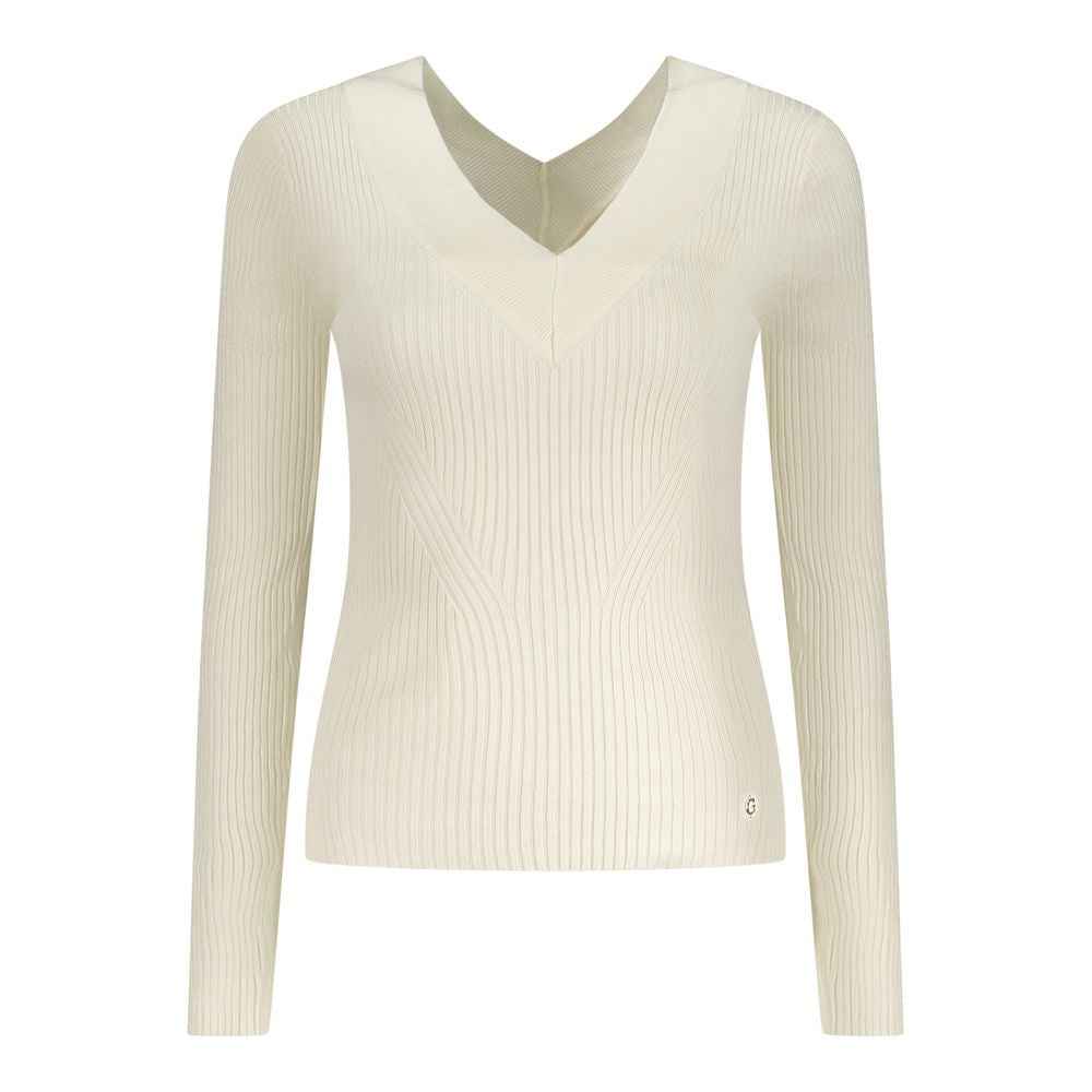 Guess Jeans White Viscose Sweater