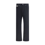 Moschino Black Cotton Casual Pants