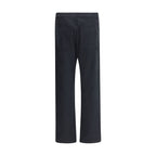 Moschino Black Cotton Casual Pants