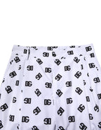 Dolce & Gabbana White Logo Cotton Skinny Denim Trouser Pants