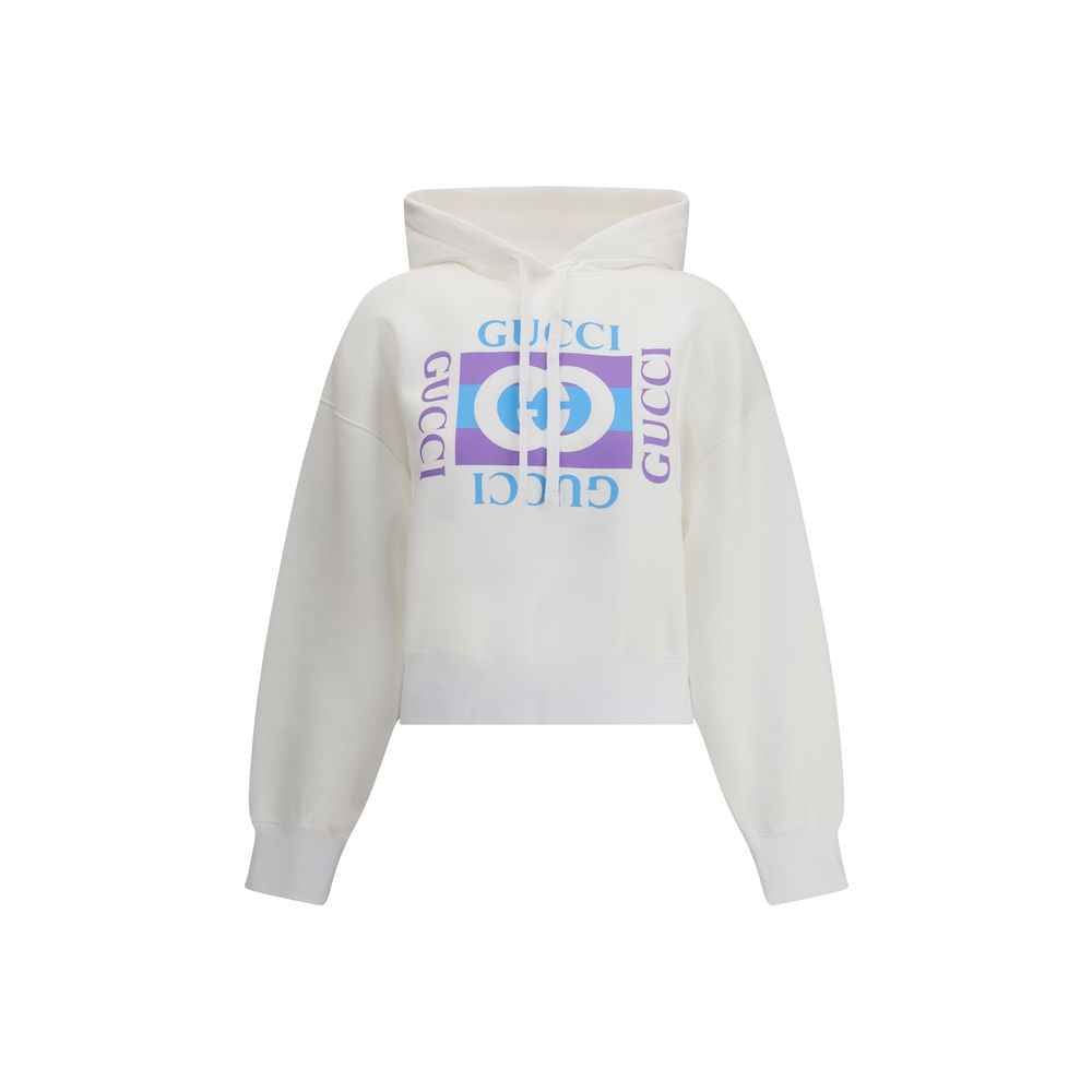Gucci White Cotton Sweatshirt