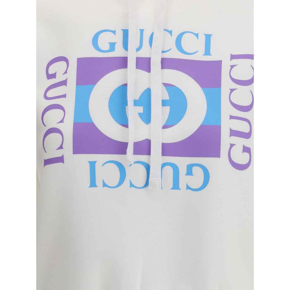 Gucci White Cotton Sweatshirt