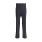 Margiela Black Wool Dress Pants