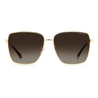 Polaroid Gold Metal Sunglasses