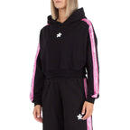 Comme Des Fuckdown Black Cotton Women's Sweater Hoodie