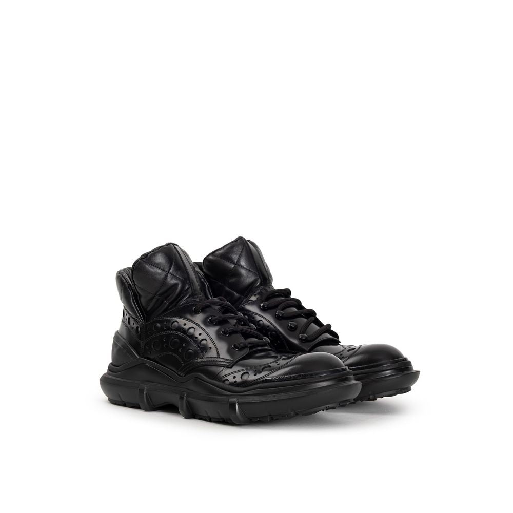 Dolce & Gabbana Black Leather Oxfords And Derby