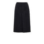 Gucci Black Wool Midi Skirt