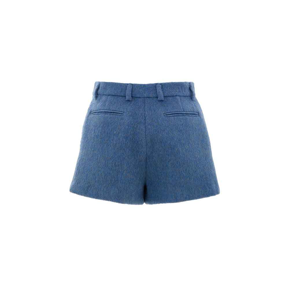 Gucci Blue Wool Short