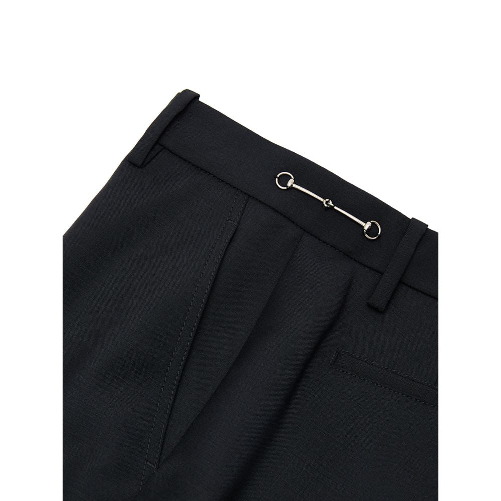 Gucci Black Wool Dress Pants