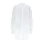 Gucci White Cotton Blouse