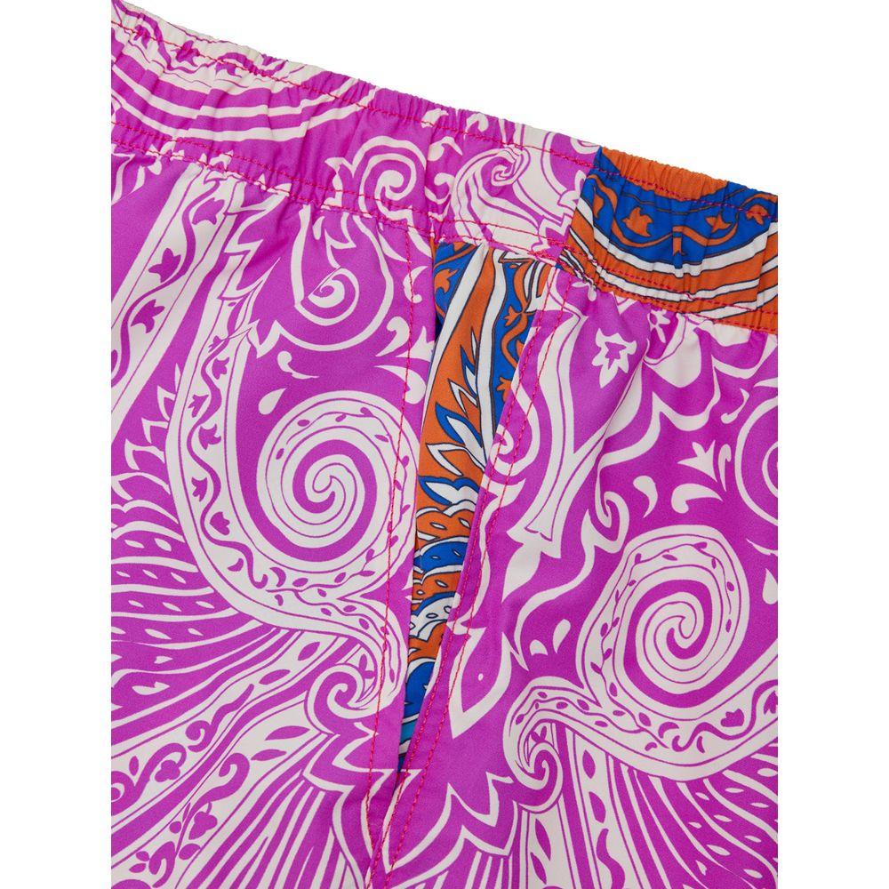 Etro Multicolor Polyamide Swim Short