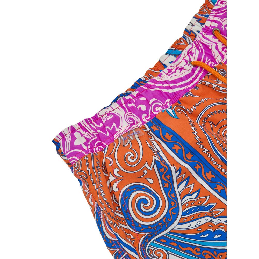 Etro Multicolor Polyamide Swim Short
