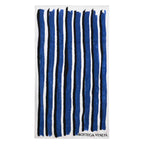Bottega Veneta Blue Cotton Beach Towel