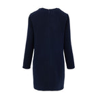 Gucci Navy Blue Wool Short Dress