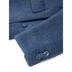 Gucci Light Blue Wool Jackets & Coat