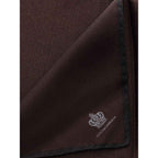 Dolce & Gabbana Brown Silk Pocket Square