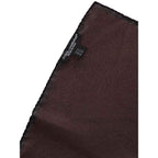 Dolce & Gabbana Brown Silk Pocket Square