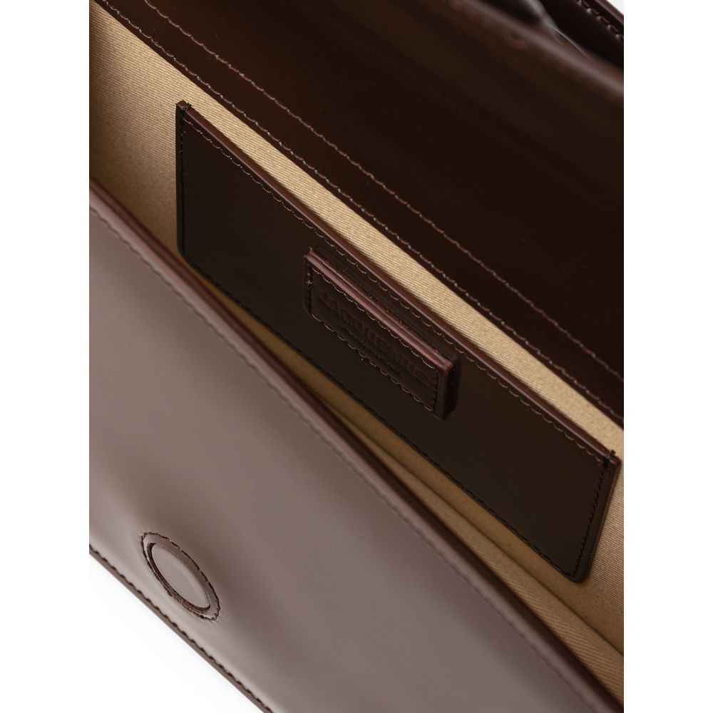 Jacquemus Brown Leather Le Grand Bambino Handbag