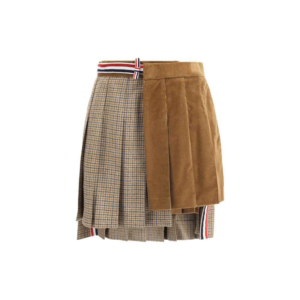 Thom Browne Pleated Miniskirt