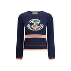 Valentino Blue Cotton Sweatshirt