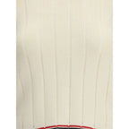 Thom Browne Cream Fleece Wool Sweatshirt