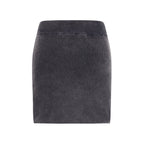 Alexander Wang Gray Cotton Mini Skirt