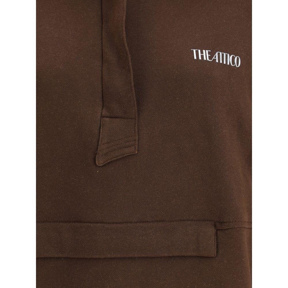 The Attico Brown Cotton Sweatshirt