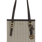 Michael Kors Quinn large jacquard logo Tote Bag