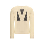 Valentino Beige Cotton Sweatshirt