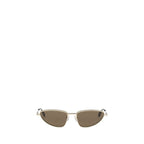 Alexander McQueen Gold Metal Sunglasses