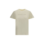 Moncler Cream Cotton T-Shirt
