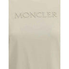 Moncler Cream Cotton T-Shirt